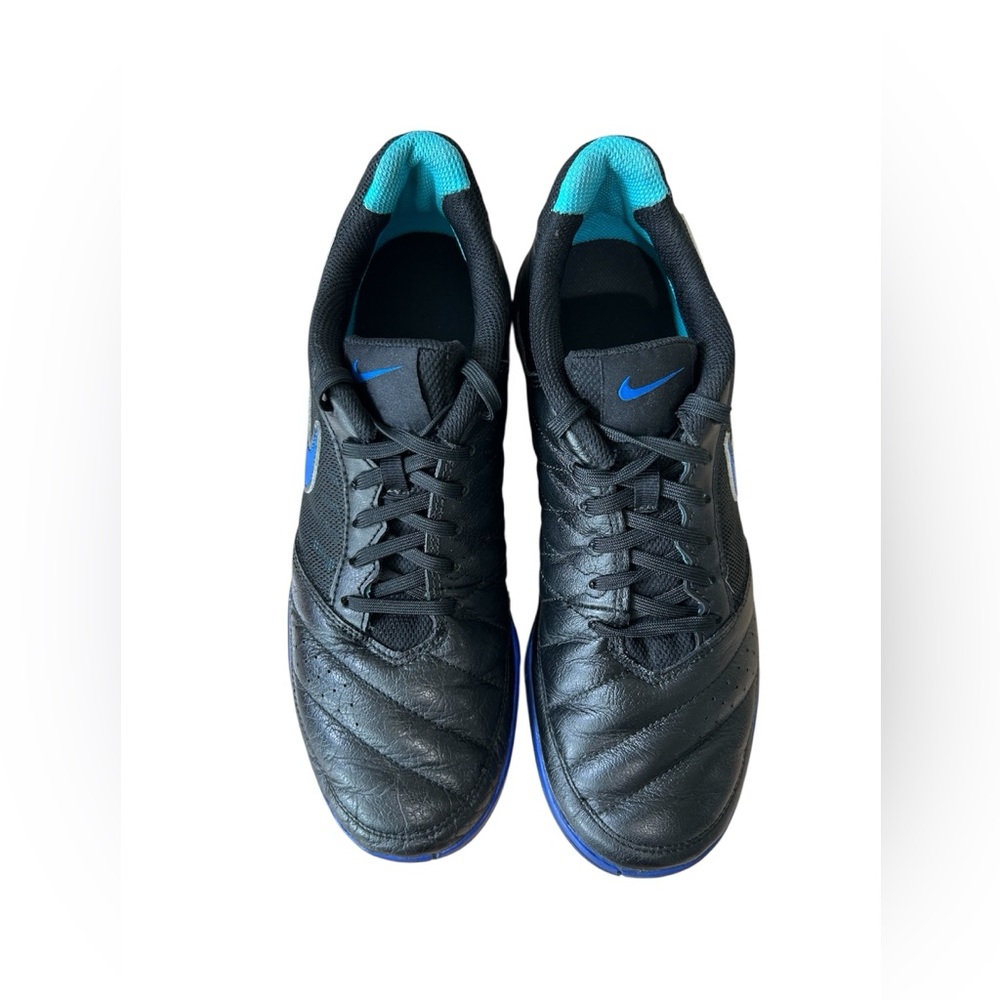 Nike Gato II Soccer Shoes in Black and Blue size 7/EU 40 - Picture 3 of 6